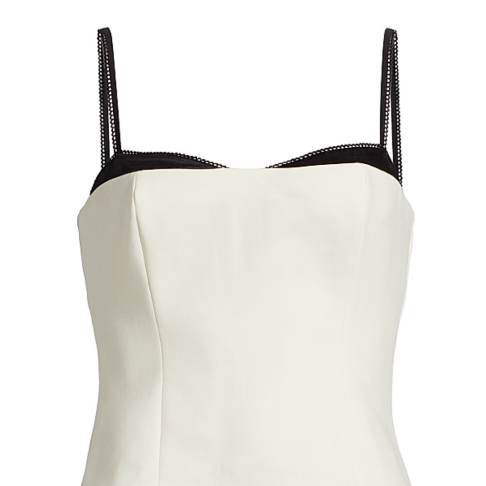 Elegant Cream and Black Women's Tank Top